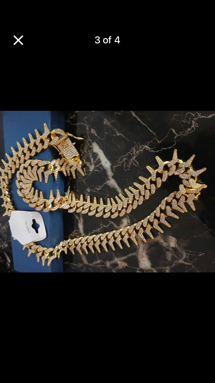 Centipede chain and bracelet